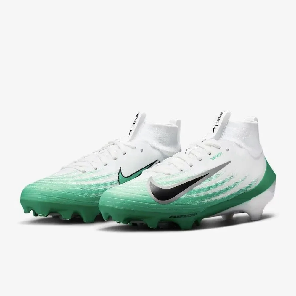Nike Air Zoom Vapor Pro 1 Green White Football Cleats HM8850-100 Men’s Size 7.5